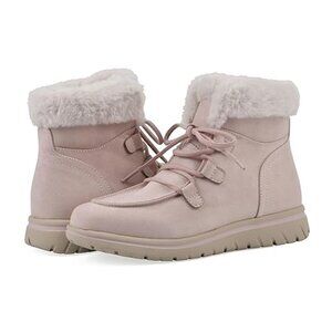 CLIFFS BY WHITE MOUNTAIN Women's Harrison Cushioned Lace-Up Ankle Bootie Sz 7.5